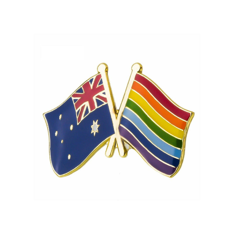 Australia LGBT Flag Lapel Pin Badge - Minimum Mouse