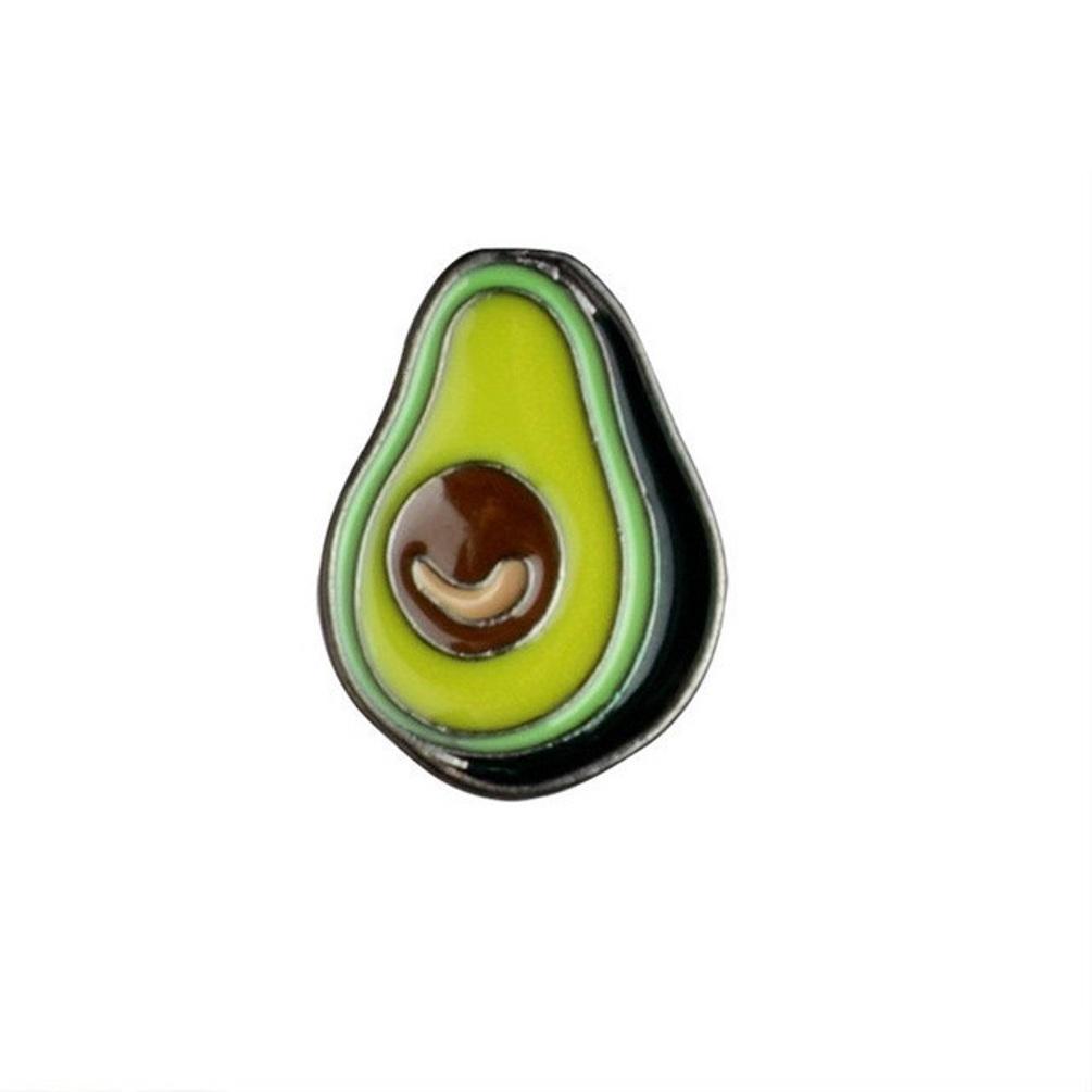 Avocado Enamel Lapel Pin Badge - Minimum Mouse