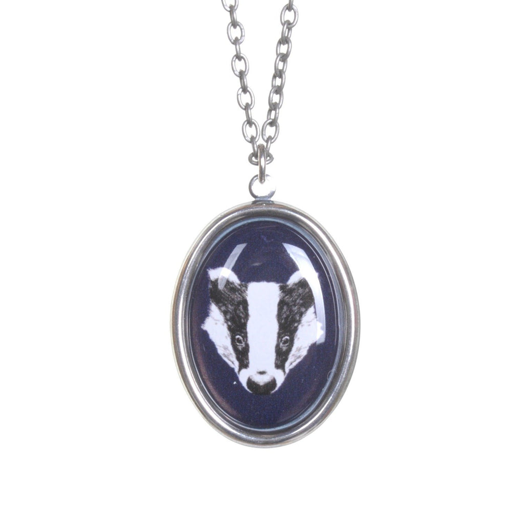 Badger Cameo Necklace by Love Boutique - Minimum Mouse
