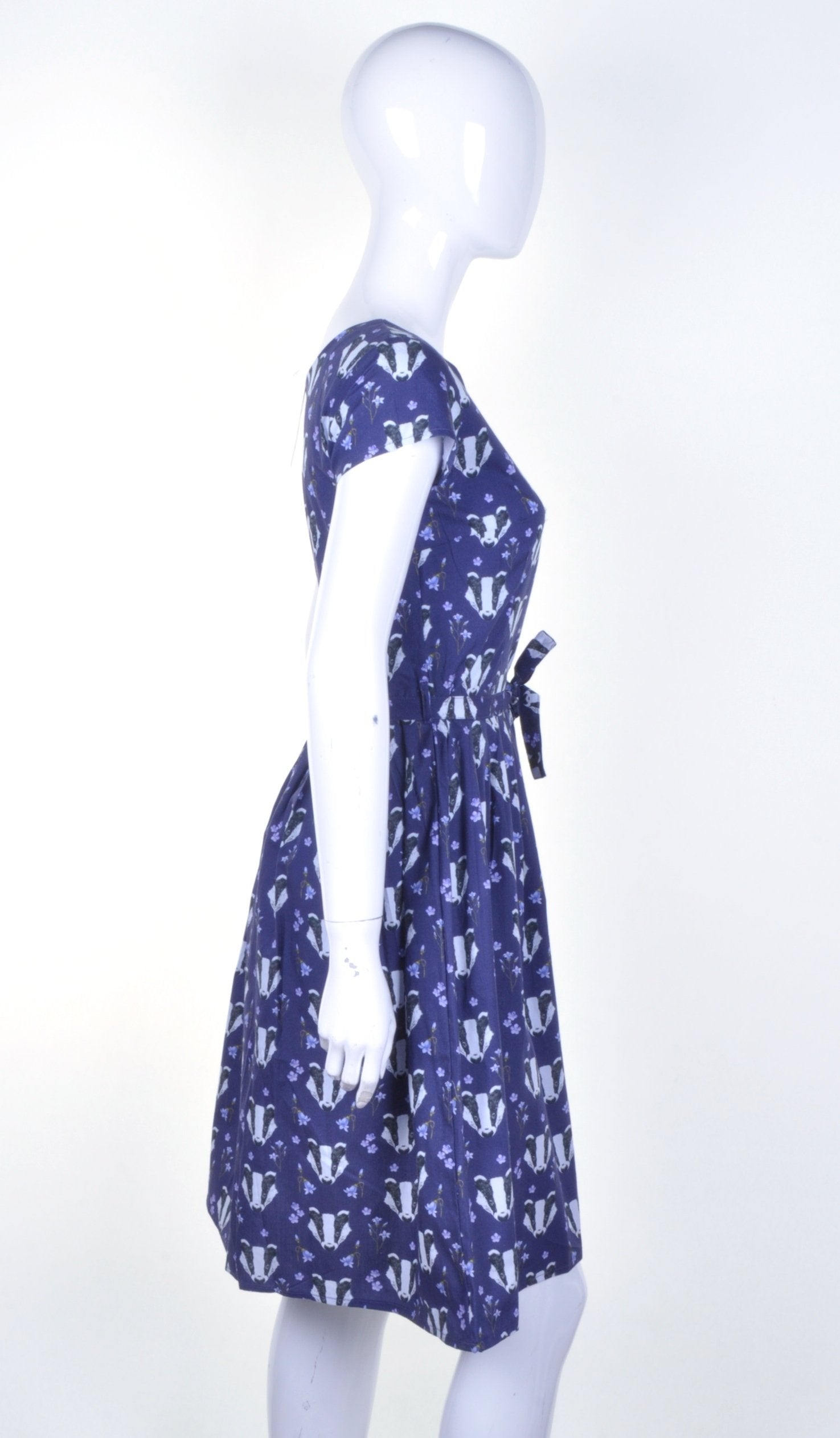 Badger Print Dress by Run and Fly - Minimum Mouse