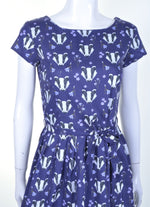Badger Print Dress by Run and Fly - Minimum Mouse