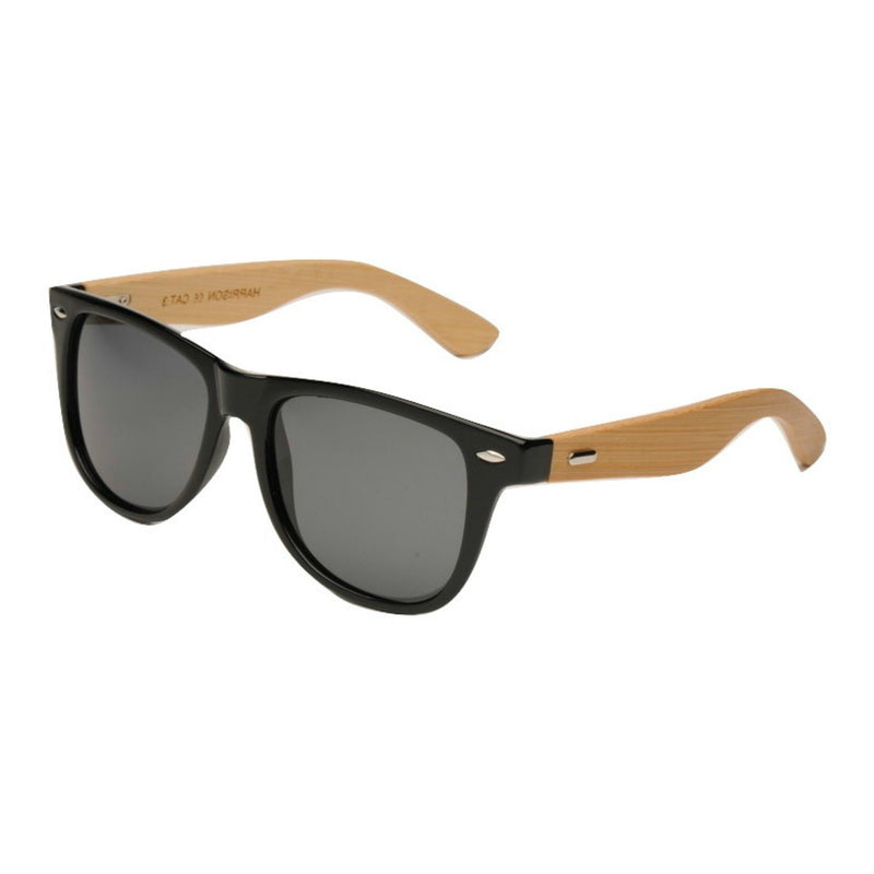 BAMBOO Wood Frame Polarized Sunglasses - Minimum Mouse