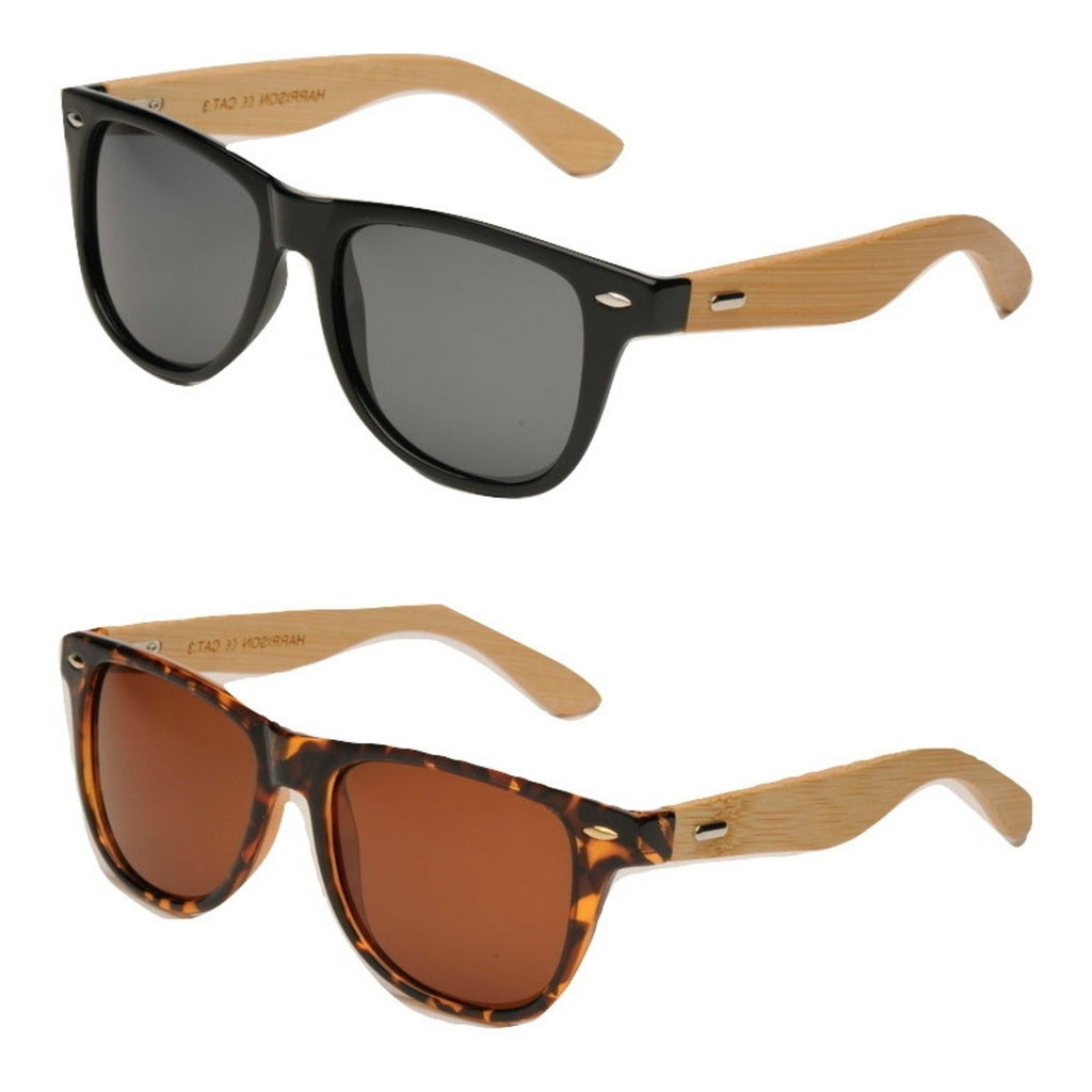 BAMBOO Wood Frame Polarized Sunglasses - Minimum Mouse