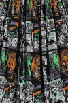 Be Afraid Spooky 50's Skirt by Hell Bunny - Minimum Mouse