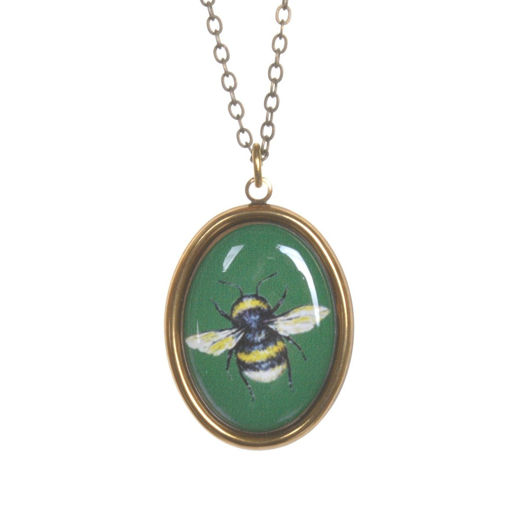 Bee Cameo Necklace by Love Boutique - Minimum Mouse