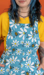 Bee Free Pinafore Dress by Run and Fly