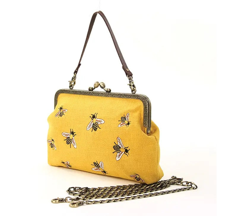 Bumble Bee Kisslock Handbag