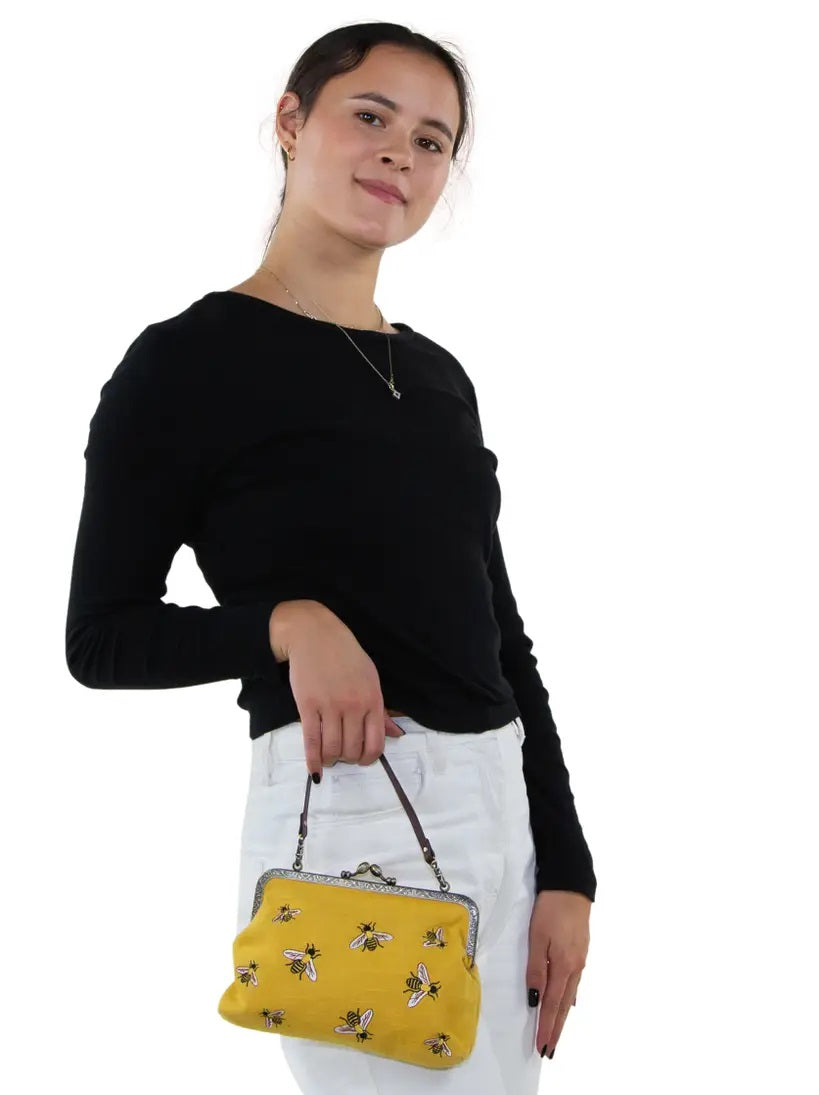 Bumble Bee Kisslock Handbag
