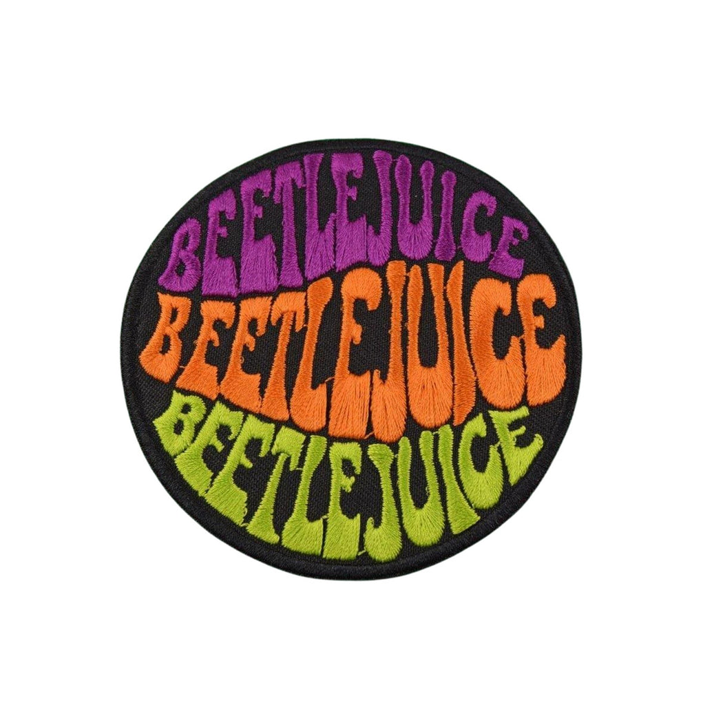 Beetlejuice, Beetlejuice, Beetlejuice Iron On Patch - Minimum Mouse