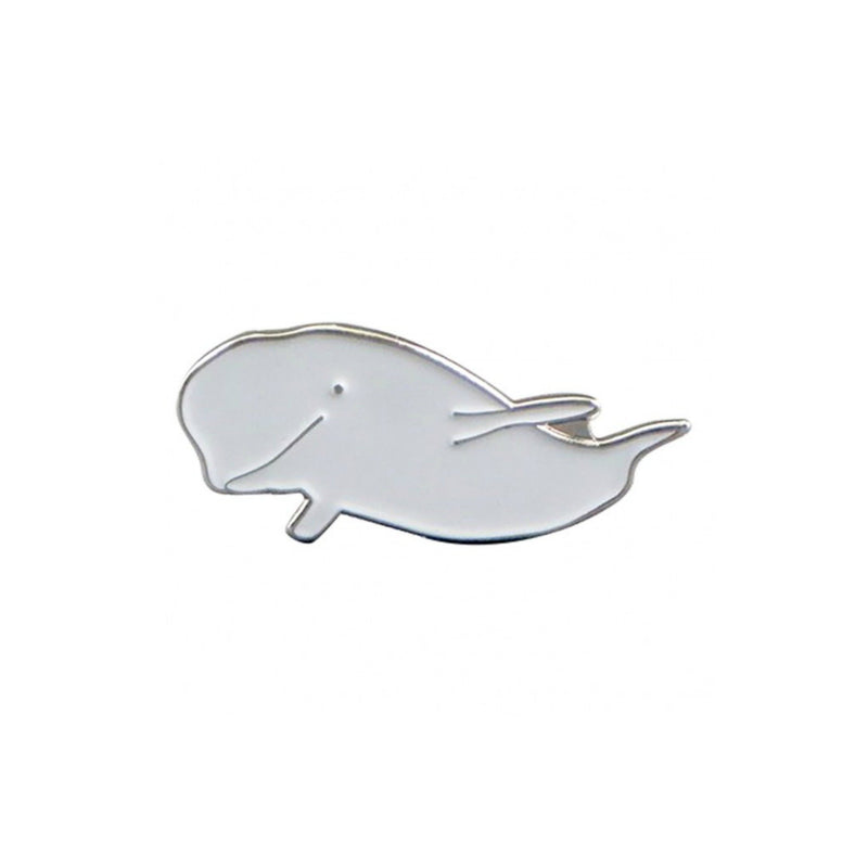 Beluga Whale Enamel Lapel Pin Badge - Minimum Mouse