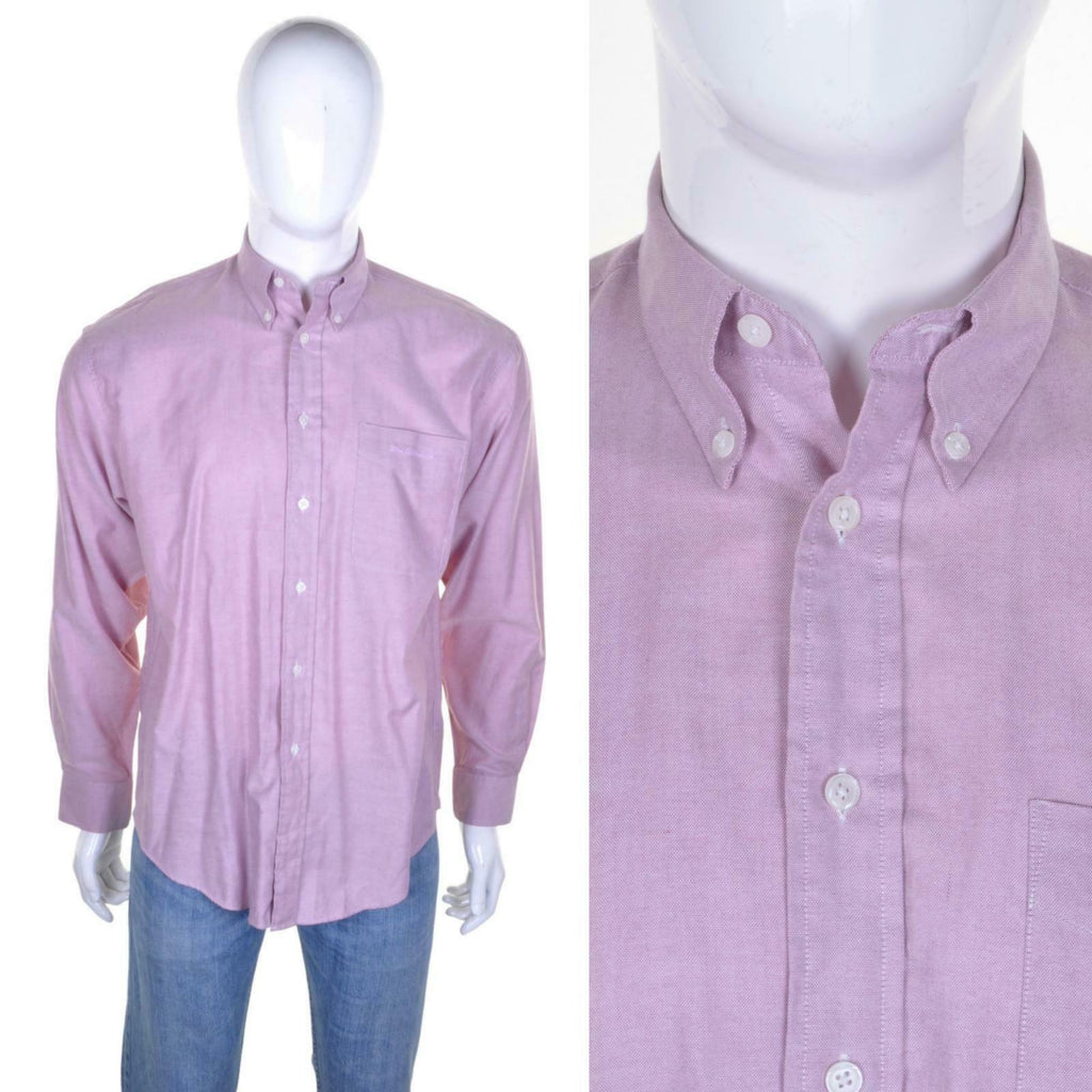 Ben Sherman Pink Button Down Oxford Shirt M - Minimum Mouse