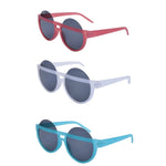 Big Round Half Frame Sunglasses - Minimum Mouse