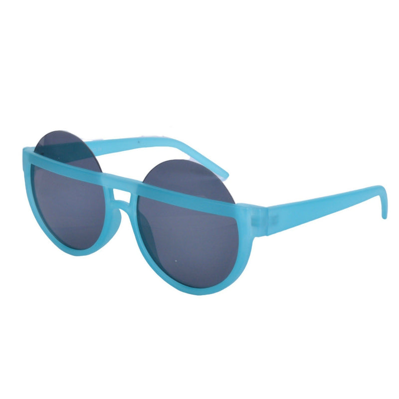 Big Round Half Frame Sunglasses - Minimum Mouse