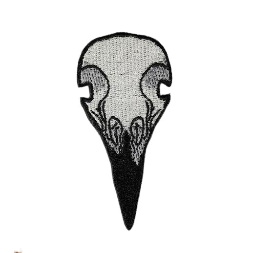 Bird Skull Iron On Patch - Minimum Mouse