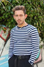 Black and White Long Sleeved T Shirt by Run and Fly - Minimum Mouse