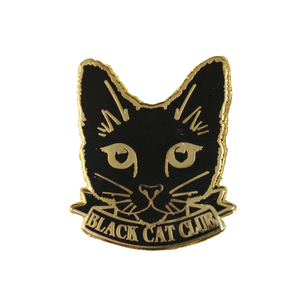 Black Cat Club Lapel Pin Badge - Minimum Mouse