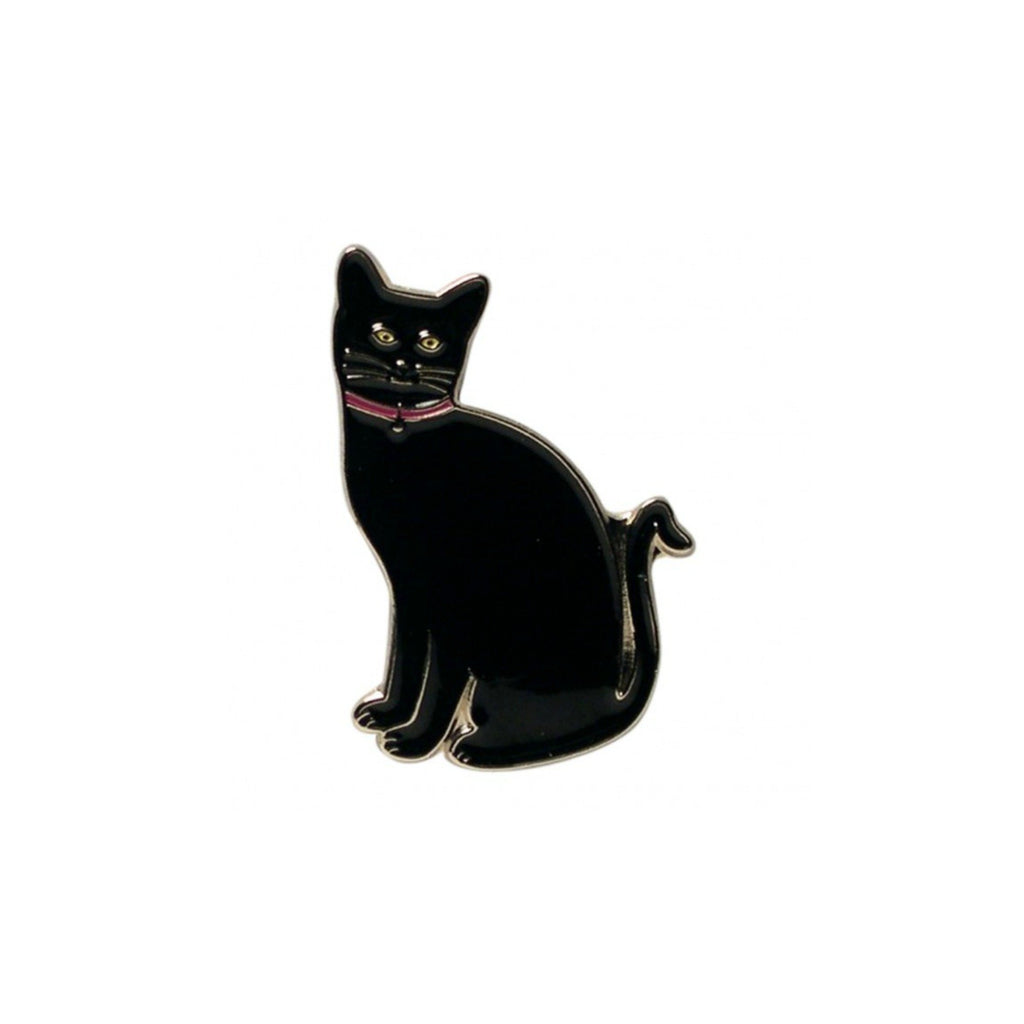 Black Cat Enamel Lapel Pin Badge - Minimum Mouse
