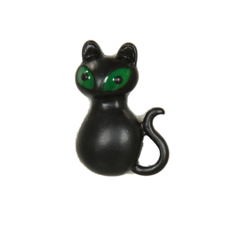 Black Cat Lapel Pin Badge - Minimum Mouse