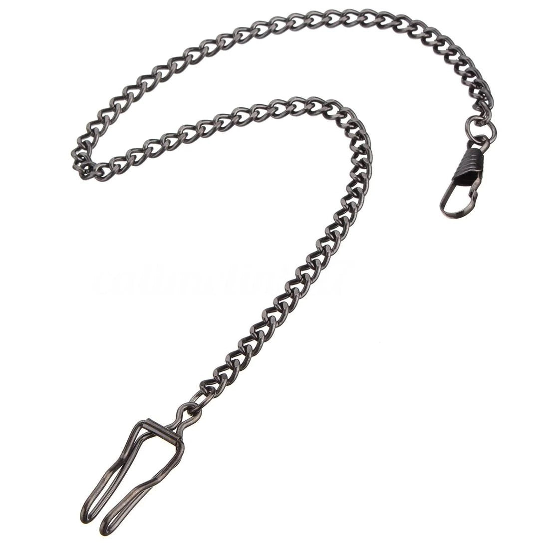 Grey Gear Cog Mechanical Hand Wind Pocket Watch