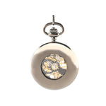 Black Half Hunter Mechanical Hand Wind Pocket Watch - Minimum Mouse