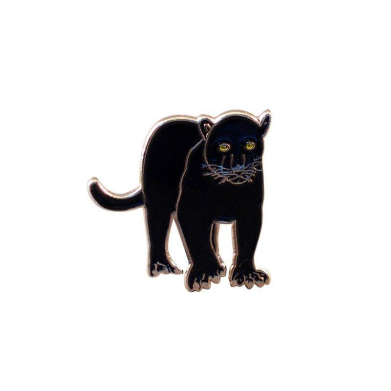 Black Panther Enamel Lapel Pin Badge - Minimum Mouse