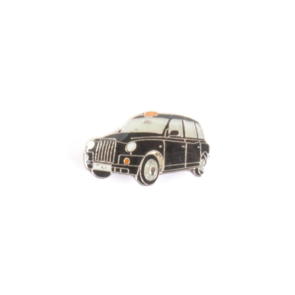 Black Taxi Cab Enamel Lapel Pin Badge - Minimum Mouse