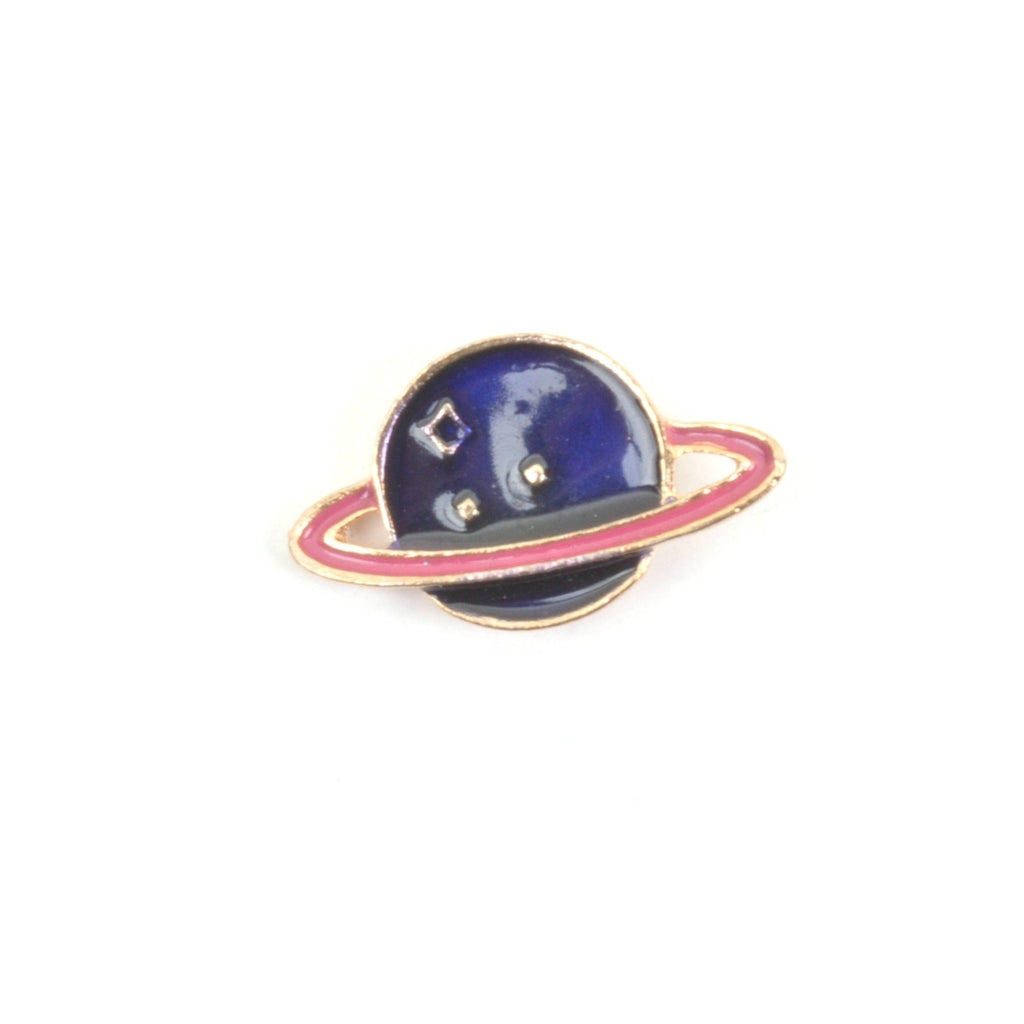 Blue Planet Enamel Lapel Pin Badge - Minimum Mouse