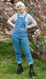 Blue Stretch Denim Dungarees by Run and Fly - Minimum Mouse