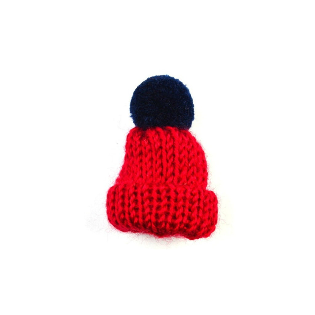 Bobble Hat Fabric Lapel Pin Badge - Minimum Mouse