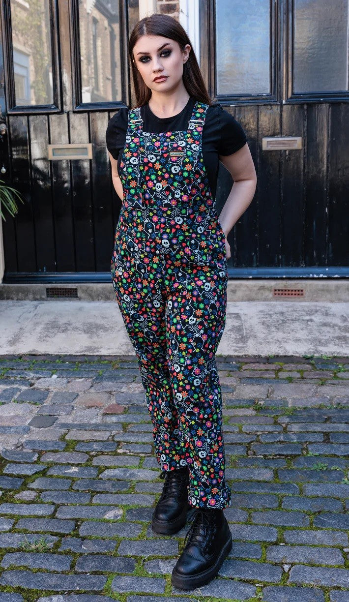 Boogie Bones Stretch Twill Cotton Dungarees by Run and Fly