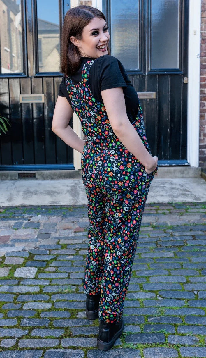 Boogie Bones Stretch Twill Cotton Dungarees by Run and Fly
