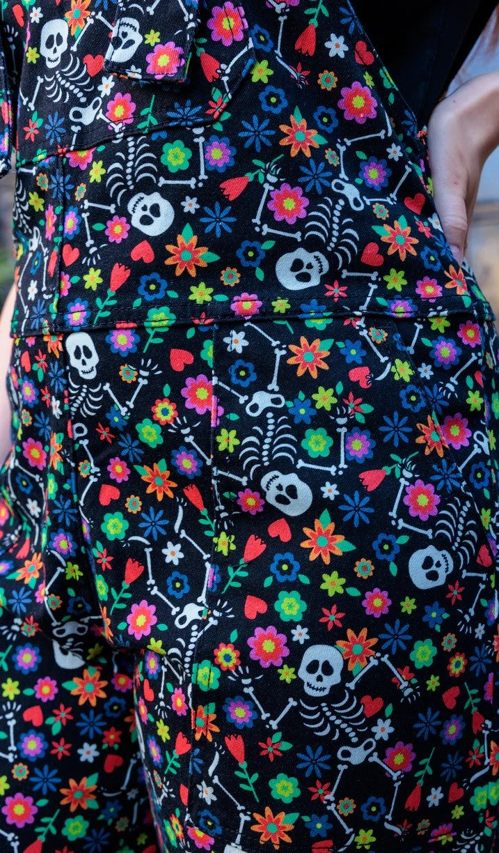 Boogie Bones Stretch Twill Cotton Dungarees by Run and Fly
