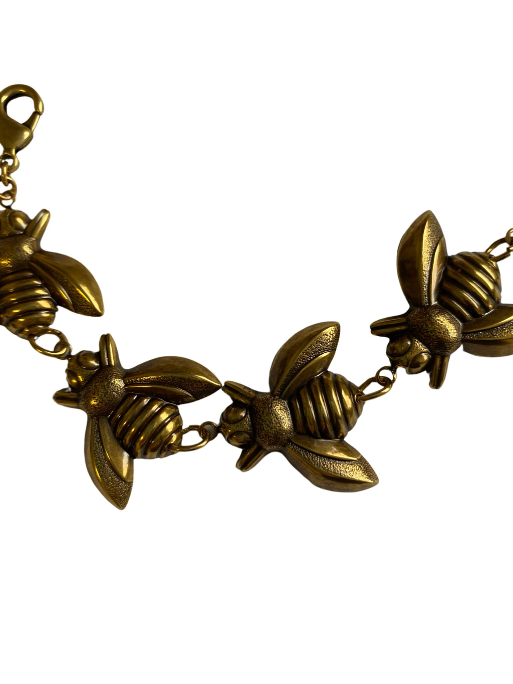 Bronze Bees Bracelet by Love Boutique - Minimum Mouse