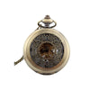 Bronze Filigree Mechanical Hand Wind Pocket Watch - Minimum Mouse