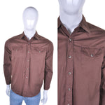 Brown Western Shirt S - Minimum Mouse