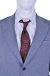 Burton Blue Tweed Check Suit 42R - Minimum Mouse