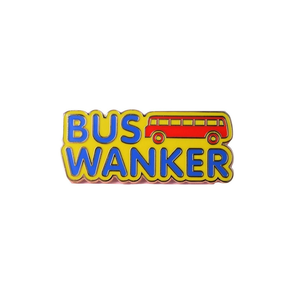 Bus Wanker Inbetweeners Lapel Pin Badge - Minimum Mouse