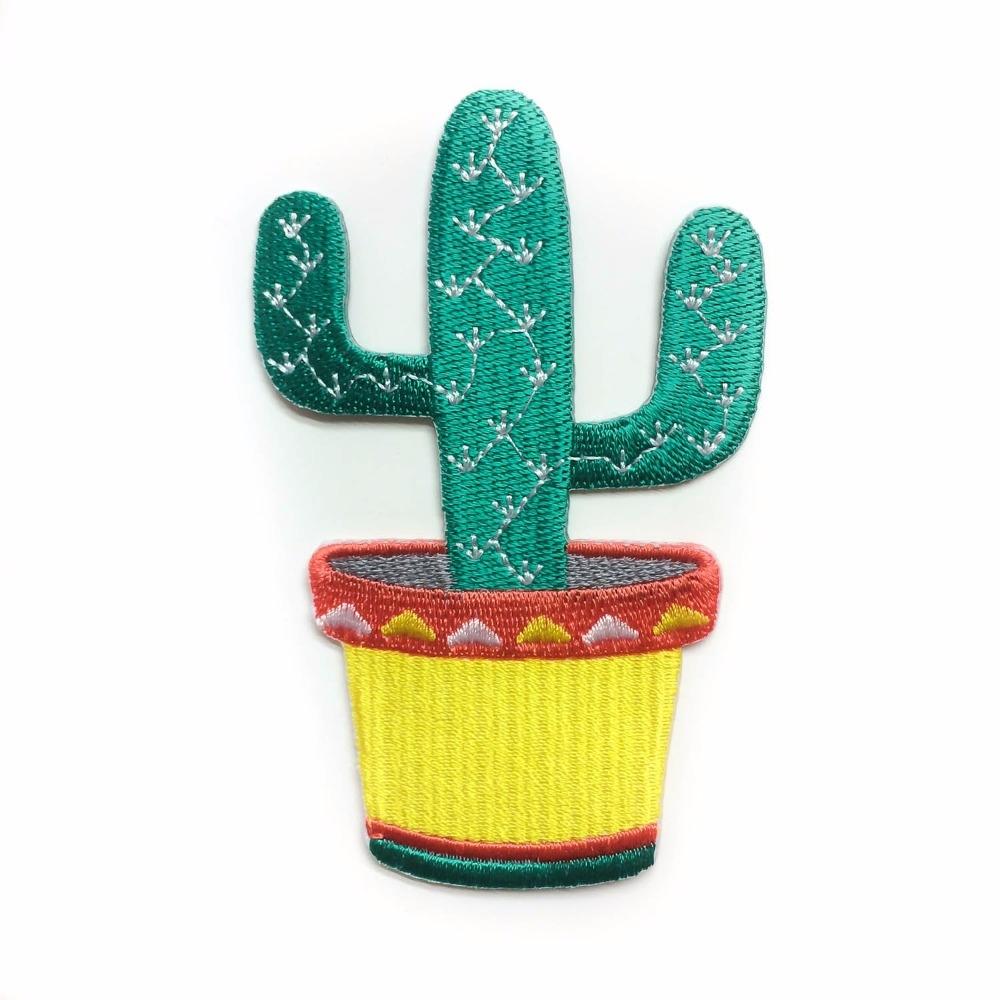 Cactus Iron On Patch - Minimum Mouse