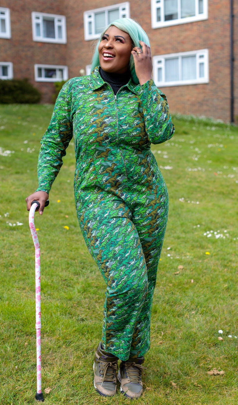 Jumpsuit dinosaur sales