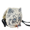 Meow Retro Cat Face Shoulder Bag by House of Disaster