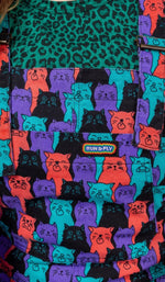Cat Chorus Stretch Twill Cotton Dungarees by Run and Fly