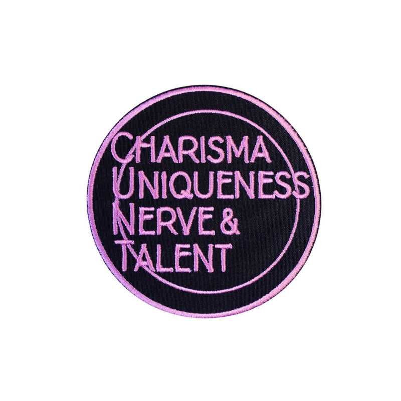 Charisma Uniqueness Nerve and Talent RuPaul Iron On Patch - Minimum Mouse