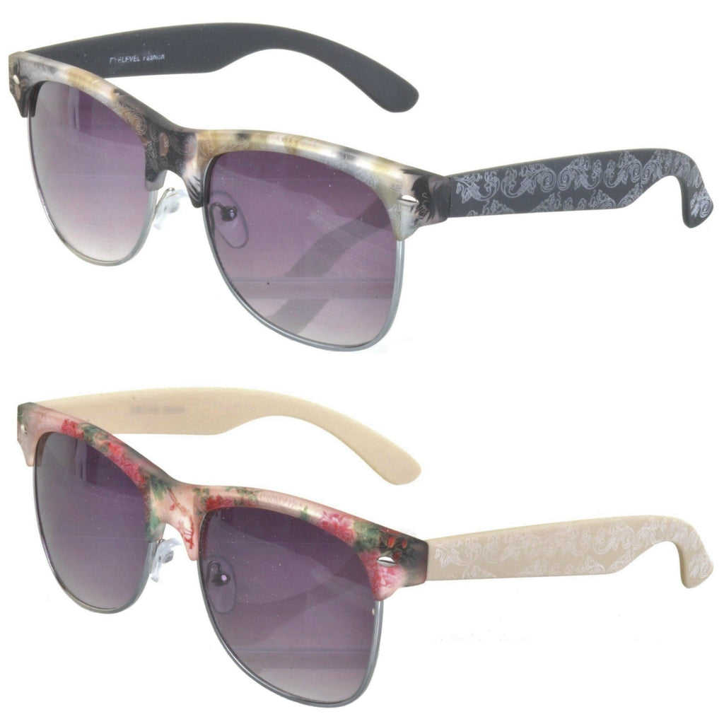 CHELSEA Floral Print Sunglasses - Minimum Mouse