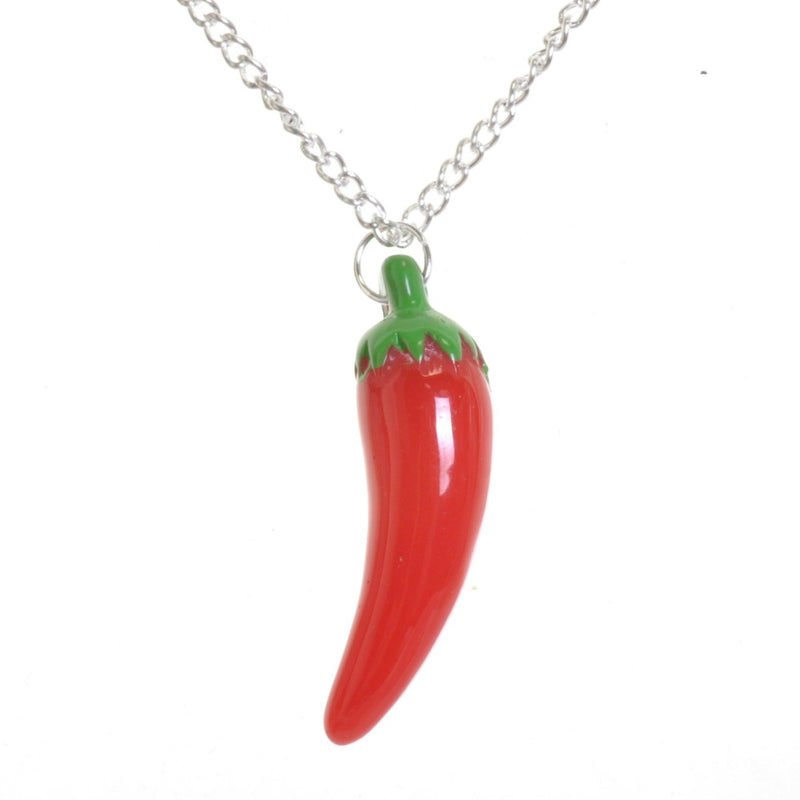 Chilli Pepper Pendant Necklace - Minimum Mouse