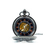 Chinese Dragon Black Mechanical Hand Wind Pocket Watch - Minimum Mouse