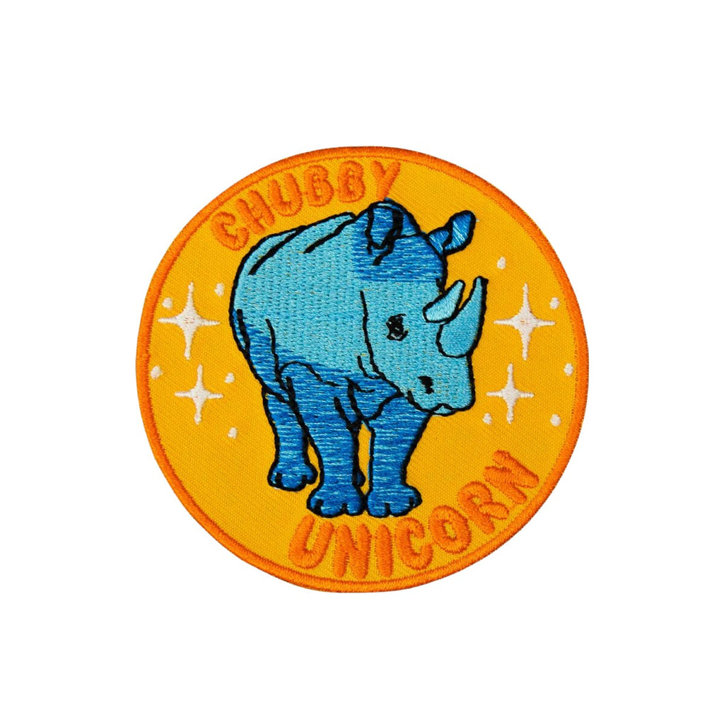 Chubby Unicorn Iron On Patch - Minimum Mouse