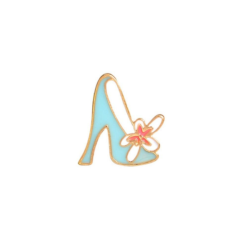 Cinderella Glass Slipper Shoe Lapel Pin Badge - Minimum Mouse