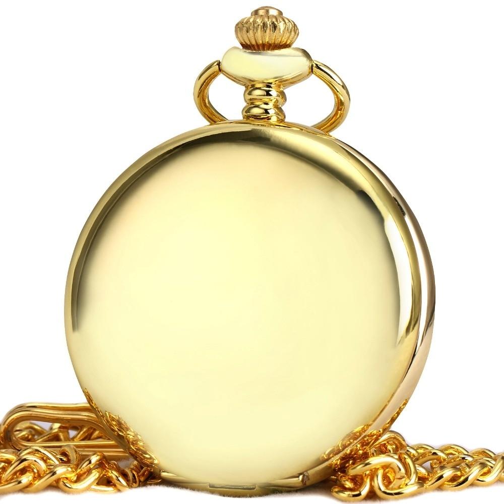 Classic Gold Quartz Pocket Watch - Minimum Mouse