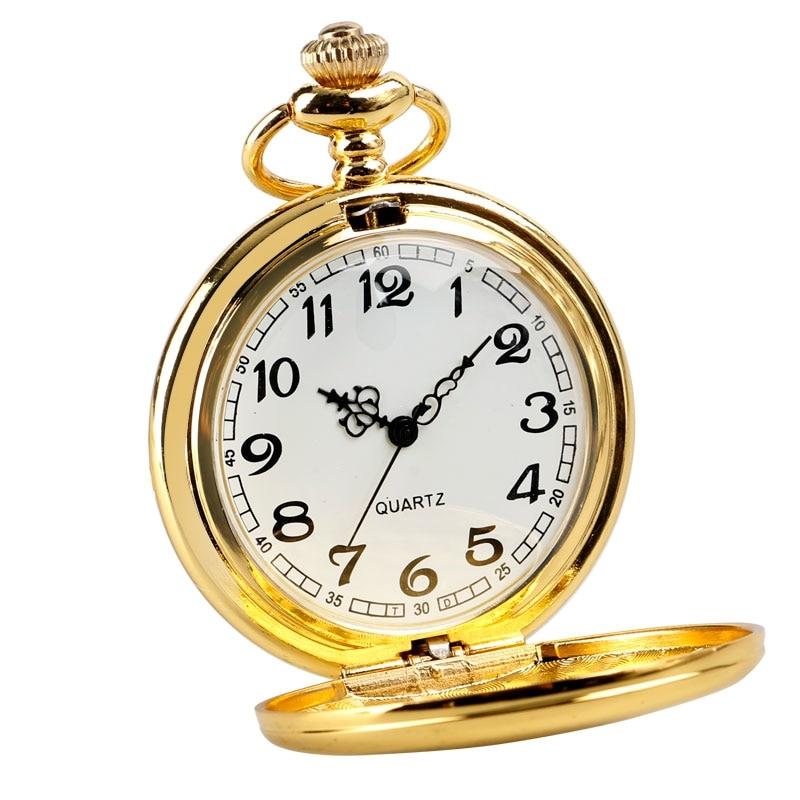 Classic Gold Quartz Pocket Watch - Minimum Mouse
