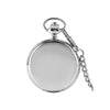 Classic Silver Quartz Pocket Watch - Minimum Mouse